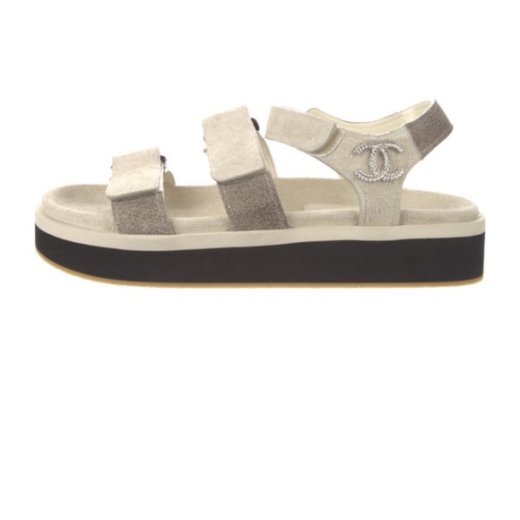 💯 Auth Chanel Sandals - Picture 1 of 14